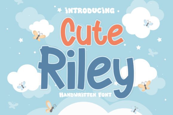 Cute Riley Font Poster 1