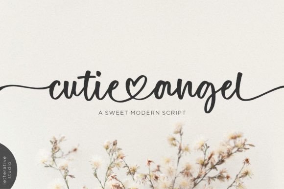 Cutie Angel Font Poster 1