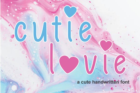 Cutie Lovie Font Poster 1