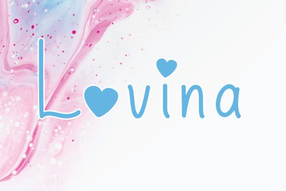 Cutie Lovie Font Poster 3