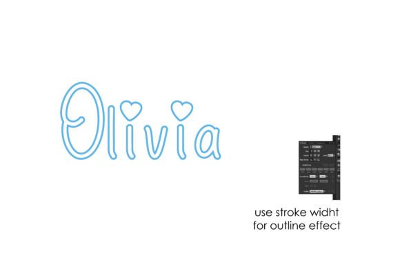 Cutie Lovie Font Poster 4