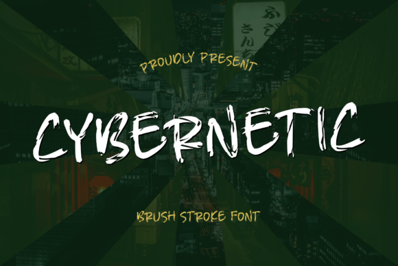 Cybernetic Font Poster 1