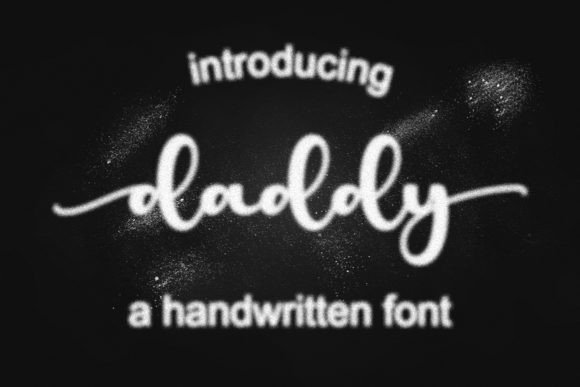 Daddy Font Poster 1