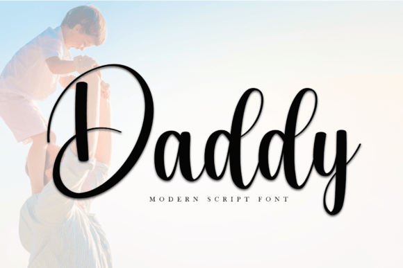 Daddy Font Poster 1