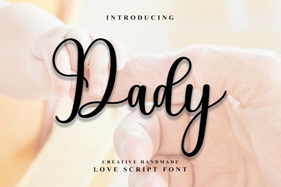 Dady Font Poster 1