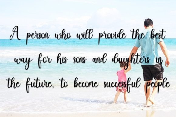Dady Font Poster 2