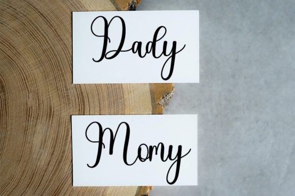 Dady Font Poster 3