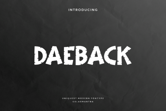 Daeback Font