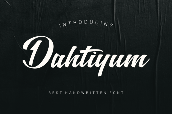 Dahtiyum Font