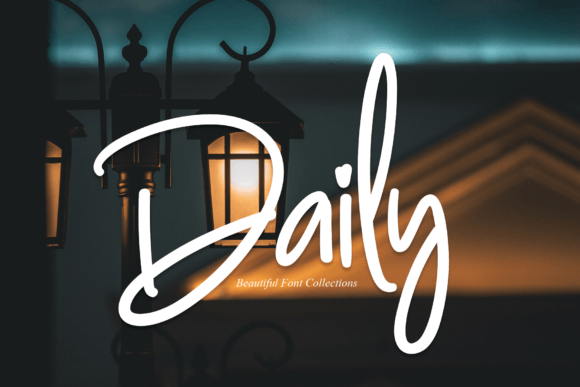 Daily Font Daily Font Poster 1
