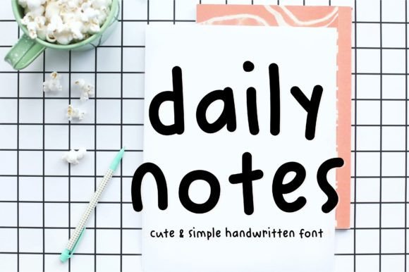 Daily Notes Font