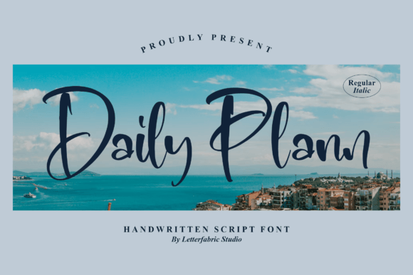 Daily Plann Font Poster 1