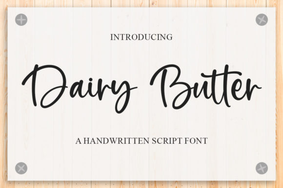 Dairy Butter Font
