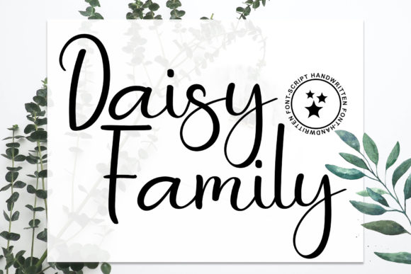 Daisy Family Font Poster 1