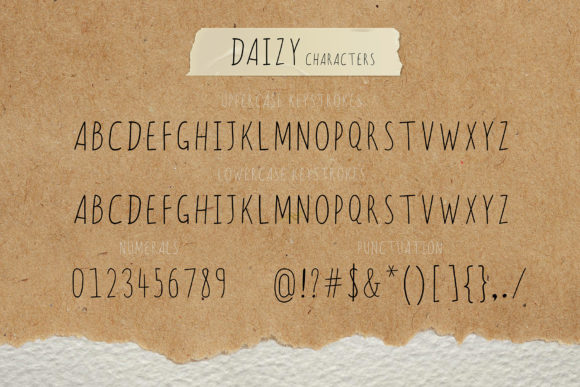 Daizy Font Poster 3