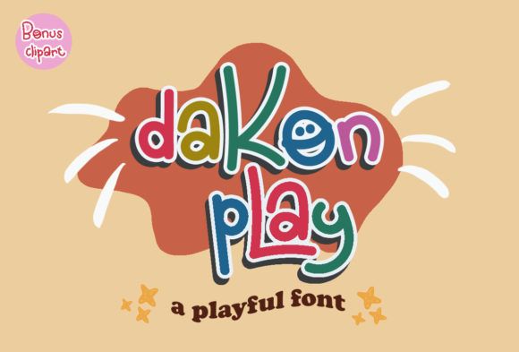 Dakon Play Font Poster 1