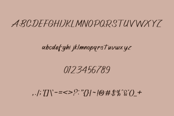 Dallias Font Poster 4