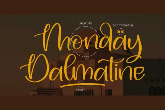 Dalmatine Font Poster 12