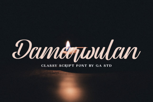 Damarwulan Font Poster 1