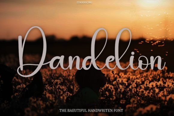 Dandelion Font Poster 1