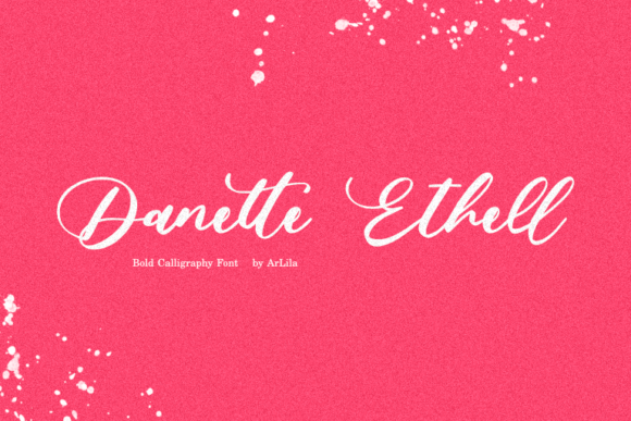 Danette Ethell Font