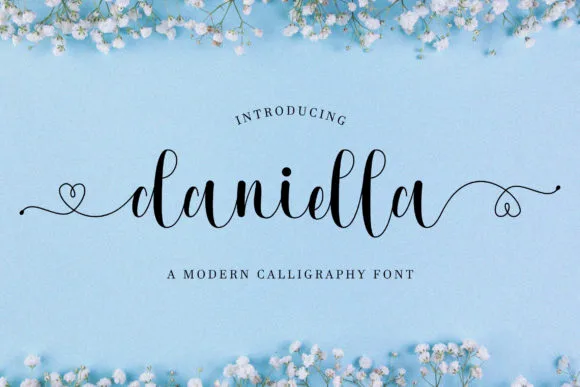 Daniella Font Poster 1
