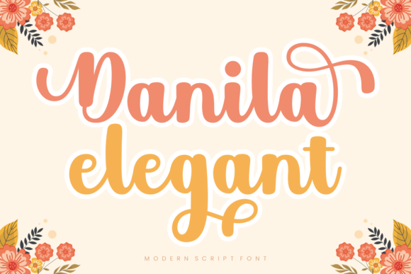 Danila Elegant Font Poster 1