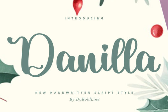 Danilla Font Poster 1