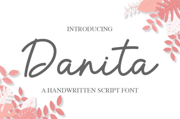 Danita Font Poster 1