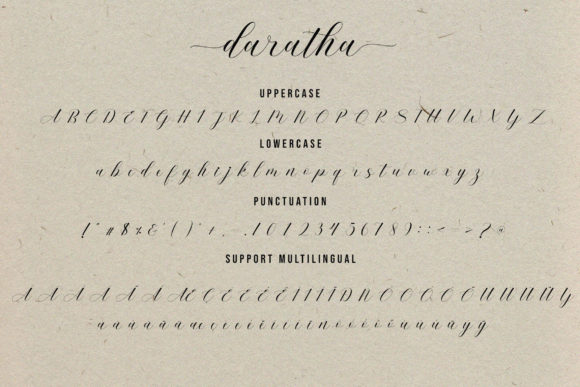 Daratha Font Poster 7