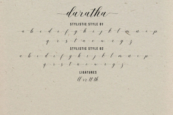 Daratha Font Poster 8