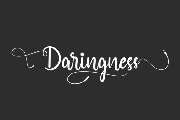 Daringness Font Poster 1