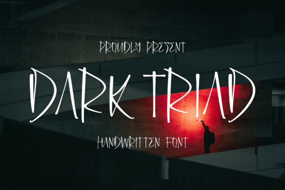 Dark Triad Font Poster 1