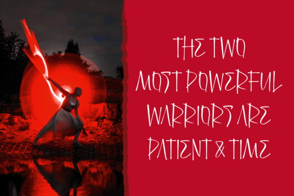 Dark Triad Font Poster 11