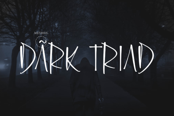 Dark Triad Font Poster 12