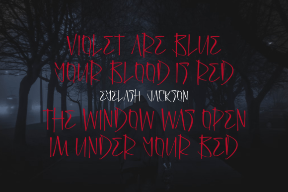 Dark Triad Font Poster 3