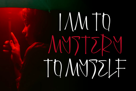 Dark Triad Font Poster 6
