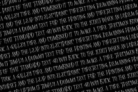 Dark Triad Font Poster 8