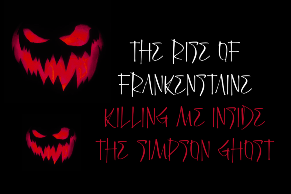 Dark Triad Font Poster 9