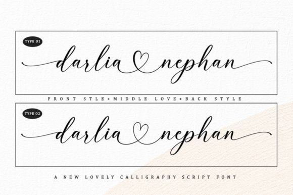 Darlia Nephan Font Poster 1