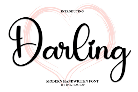 Darling Font Poster 1