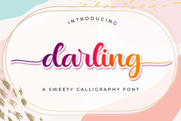 Darling Font Poster 1