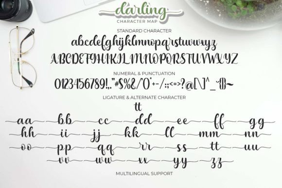 Darling Font Poster 7