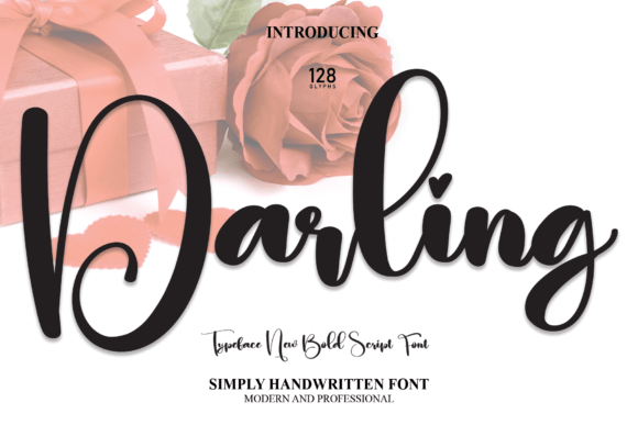 Darling Font Poster 1