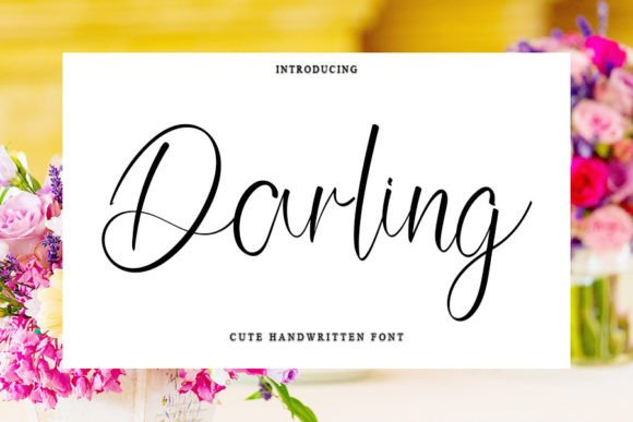Darling Font Poster 1