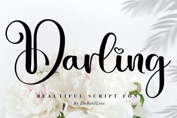 Darling Font Poster 1