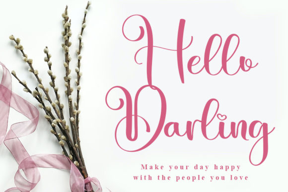 Darling Font Poster 4
