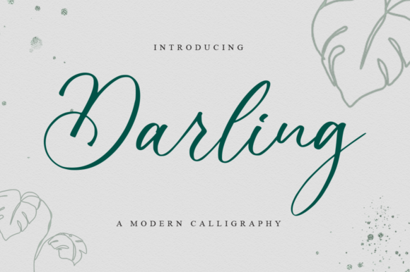 Darling Font Poster 1