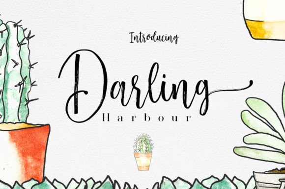 Darling Harbour Font Poster 1