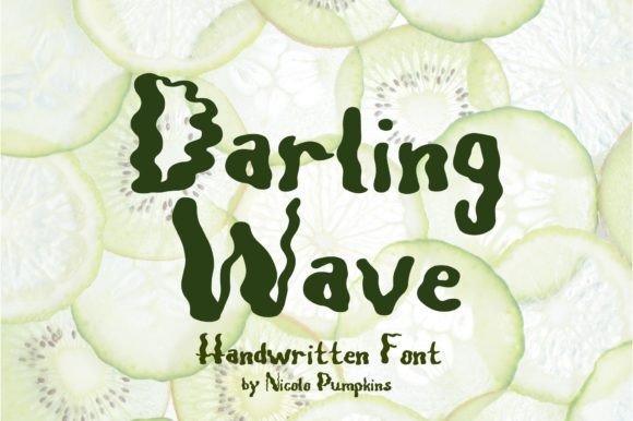 Darling Wave Font Poster 1